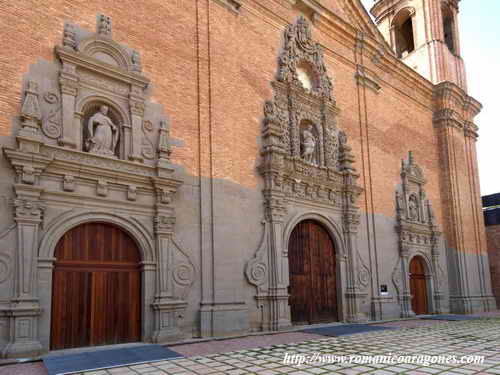 FACHADA OESTE DE LA IGLESI AMONÁSTICA